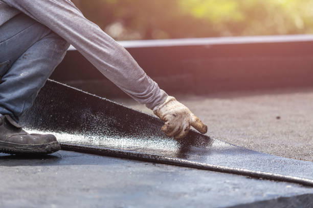 Professional Basement Waterproofing technician working in Harmony, PA